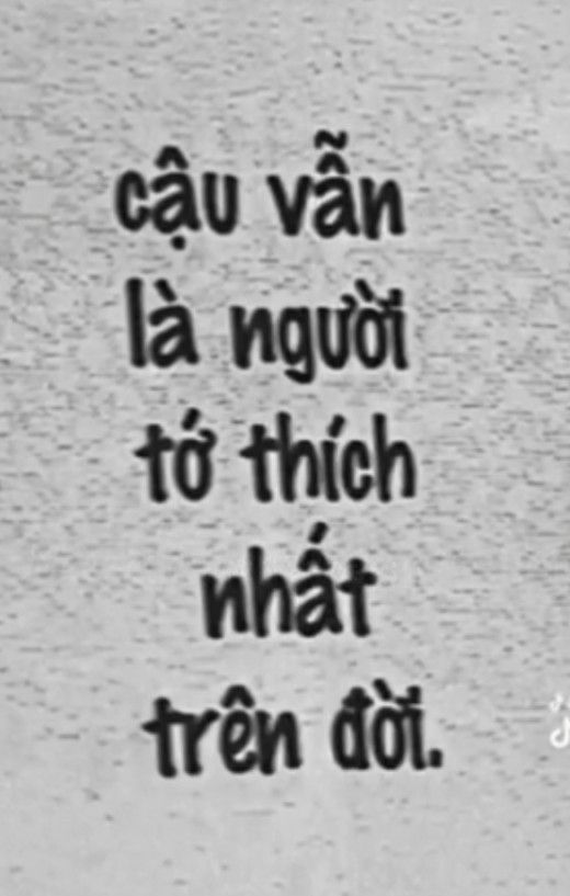 Cậu Vẫn Là Người Tớ Thích Nhất Trên Đời