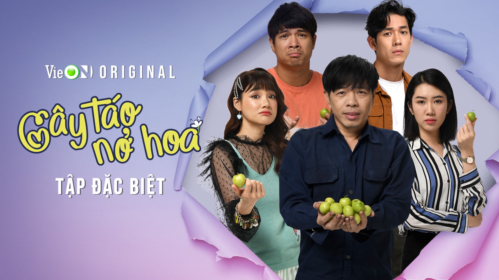 Cây Táo Nở Hoa Trọn Bộ