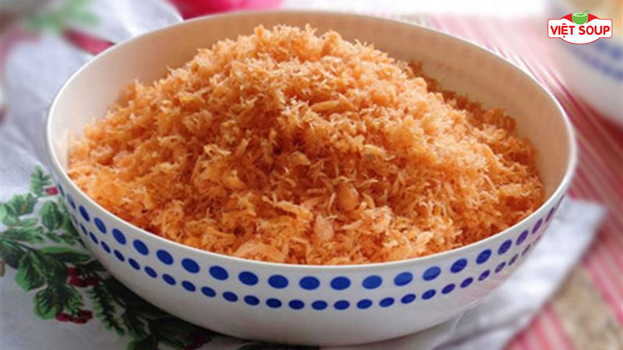 Chà bông cá hồi - Món ăn ngon, bổ dưỡng từ cá hồi