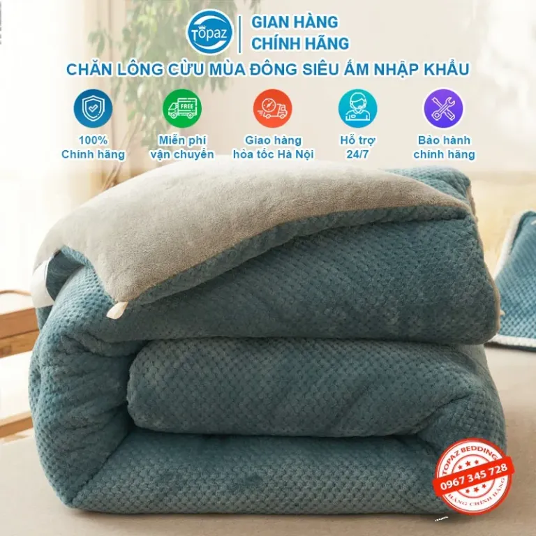 Chăn Mùa Đông Siêu Nhẹ: Giữ Ấm Vừa Đủ, Thoải Mái Vượt Trội