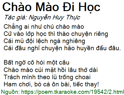 Chẳng Ai Như Chú Chào Mào