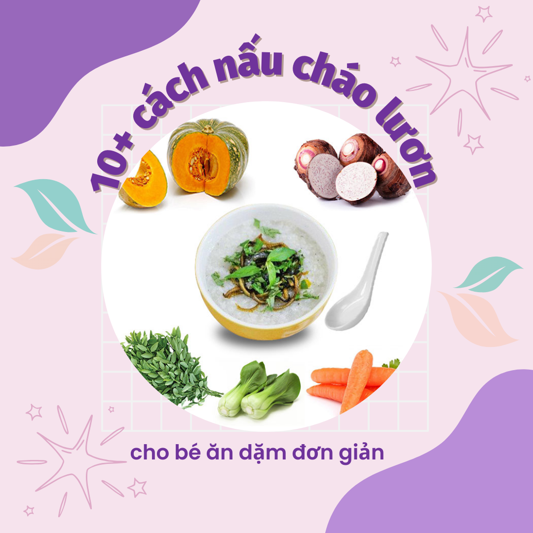 Cháo lươn nấu với rau gì cho bé 8 tháng?