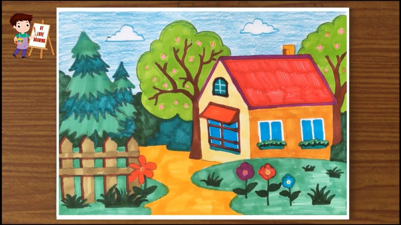 Tranh Ngôi Nhà Đẹp: Tìm Kiếm Những Hình Ảnh Ngôi Nhà Mơ Ước Của Bạn Gallery 2