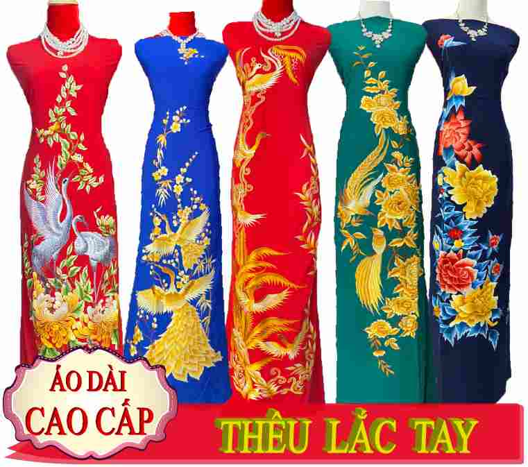 Mẫu Thêu Áo Dài Đẹp Mới Nhất Gallery 2