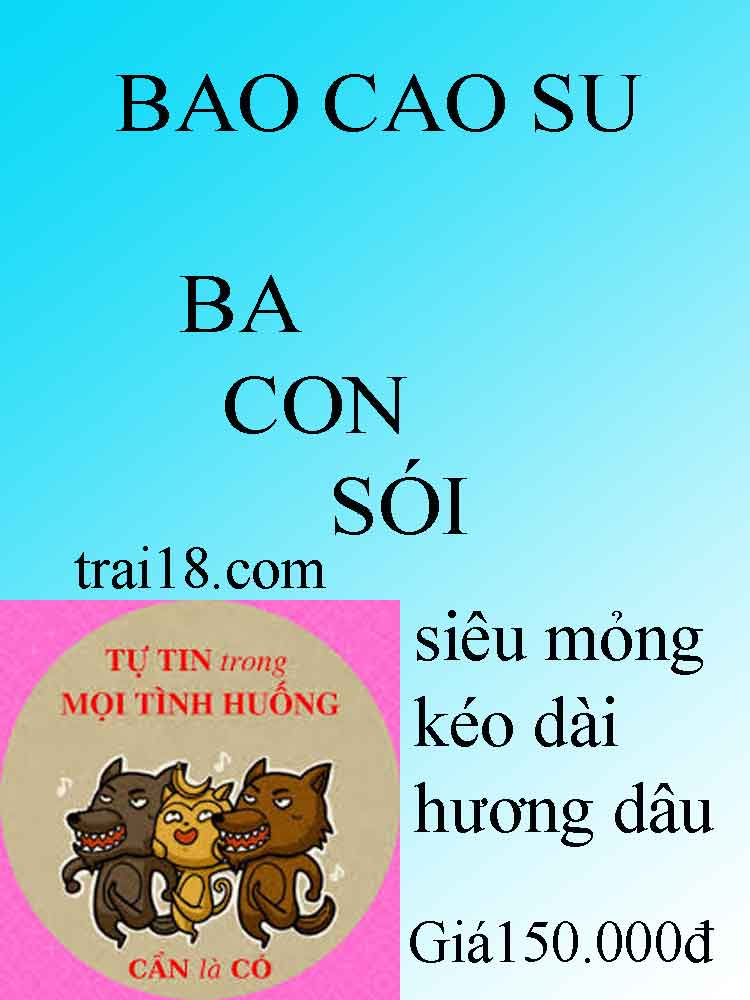 Bao Cao Su 3 Con Sói: Thông Tin Chi Tiết Và Nơi Mua Gallery 1