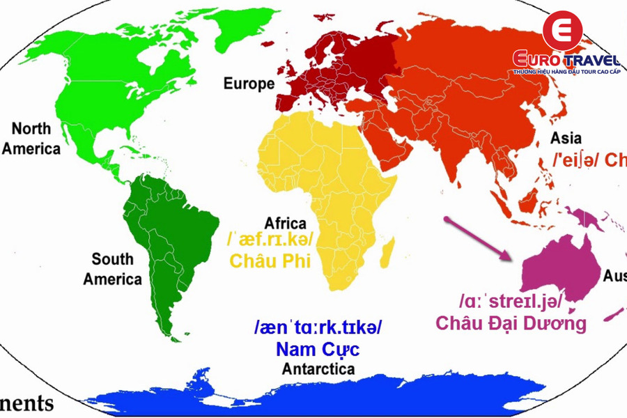 Châu Phi là châu lục lớn thứ mấy trên thế giới?