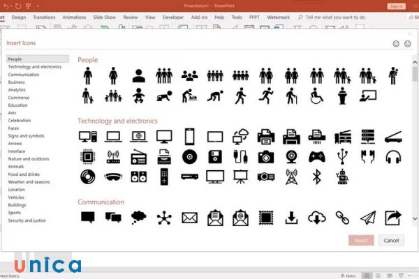 Chèn Biểu Tượng Trong PowerPoint: Hướng Dẫn Chi Tiết