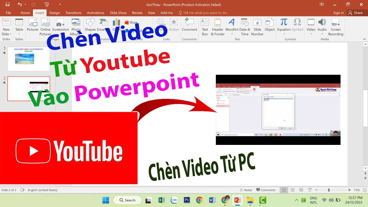 Chèn Video vào PowerPoint: Hướng dẫn chi tiết