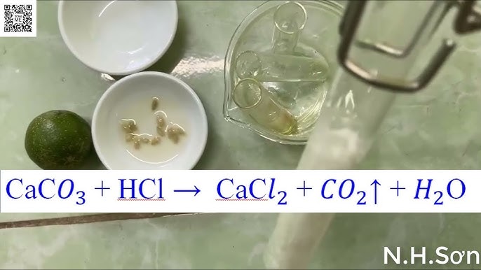Phản ứng giữa Calcium Carbonate và Hydrochloric Acid Gallery 1