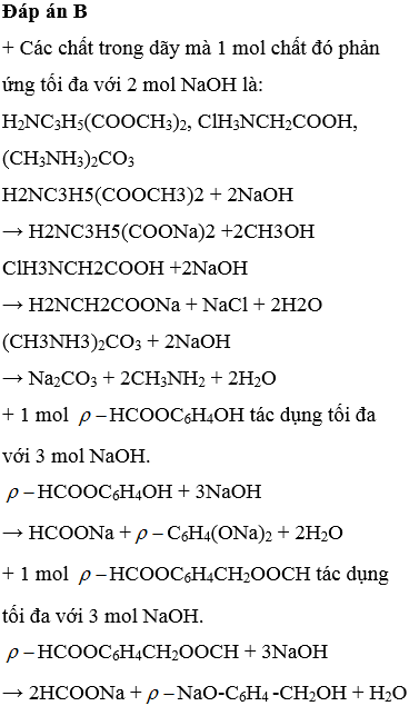 Phản ứng giữa H2NCH2COONA và HCl Gallery 1