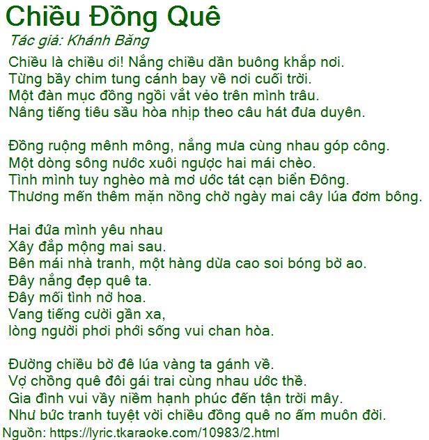 Chiều Là Chiều Ơi Nắng Chiều Dần Buông Khắp Nơi