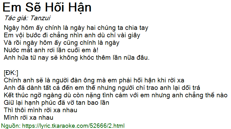 Chính Anh Sẽ Là Người Đàn Ông Mà Em Phải Hối Hận Khi Rời Xa