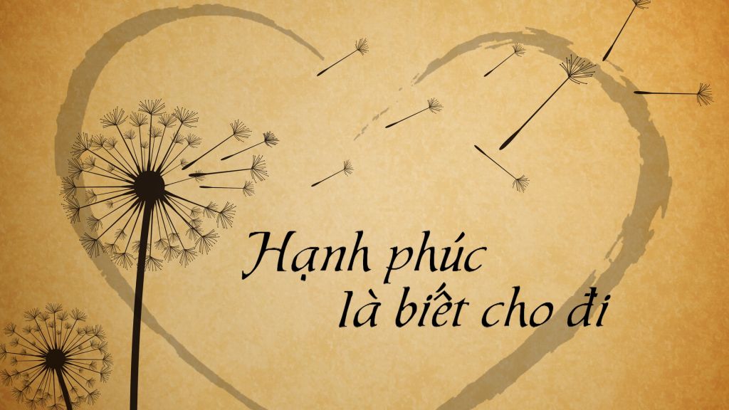 Cho đi cũng là hạnh phúc