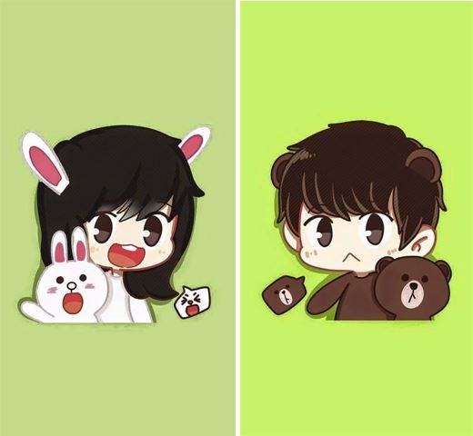 Hình Nền Cặp Cute Dễ Thương, Đáng Yêu Nhất Gallery 1