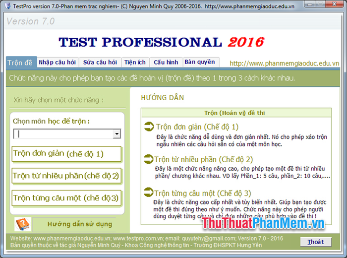 Phần mềm xáo đề trắc nghiệm: Giải pháp tối ưu cho bài kiểm tra khách quan Gallery 2