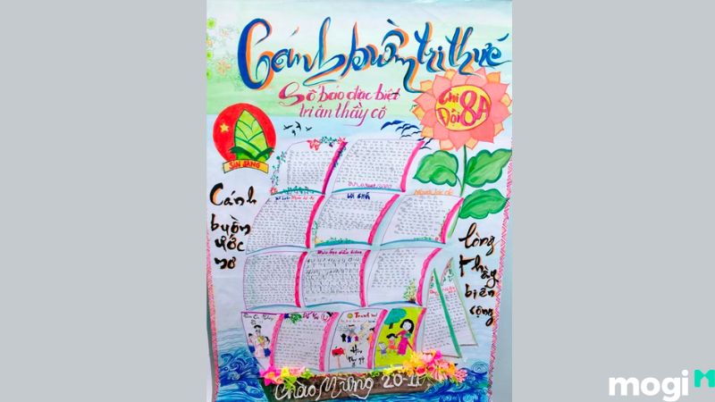 Báo Tường Cánh Buồm Tri Thức: Nguồn Cảm Hứng Tri Thức Cho Học Sinh Gallery 1