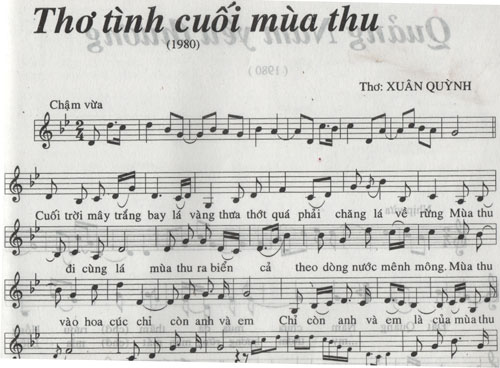 Thơ Tình Cuối Mùa Thu Gallery 1