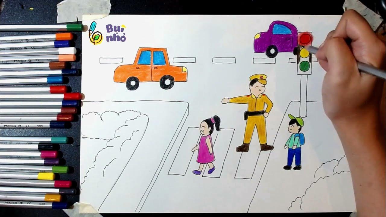 Vẽ An Toàn Giao Thông Lớp 6 Gallery 1