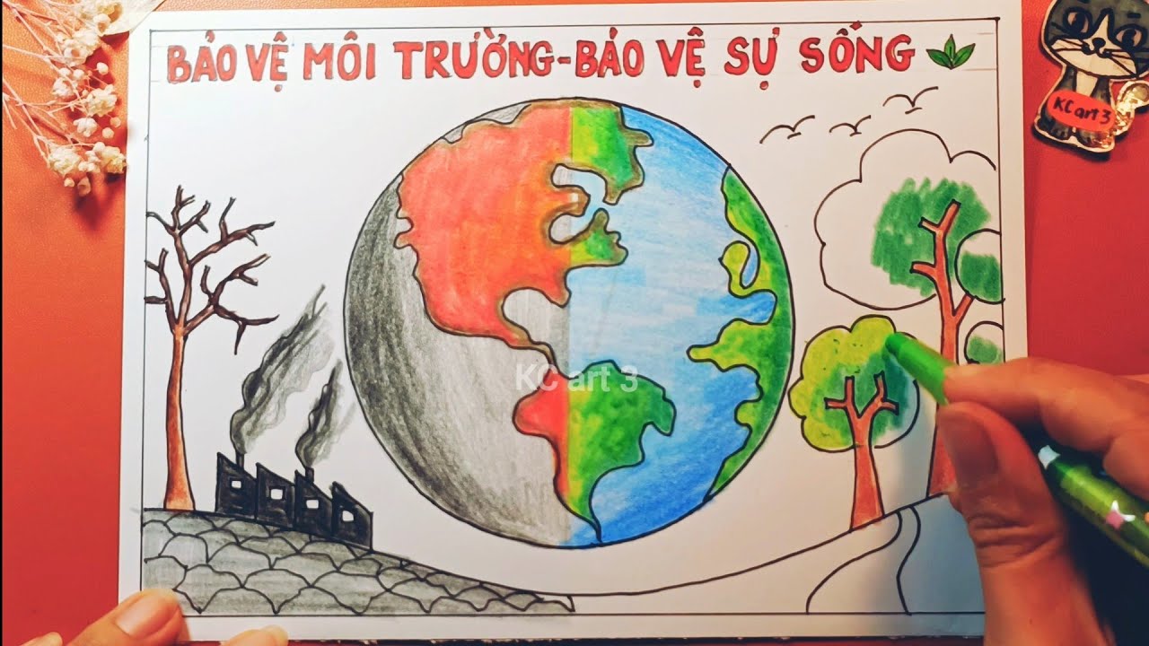 Tranh cổ động lớp 8 đơn giản Gallery 1