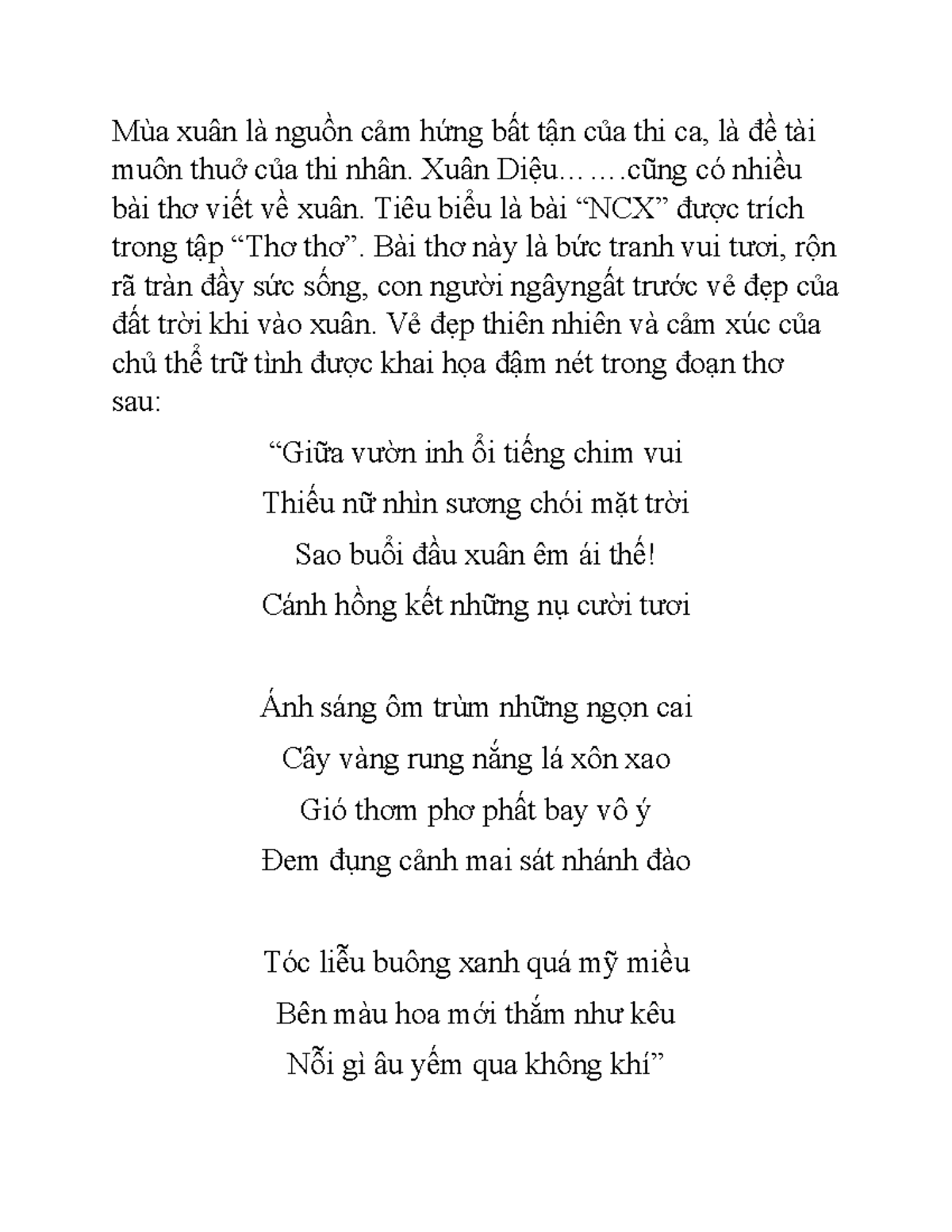 Phân tích bài thơ Nụ Cười Xuân Gallery 1
