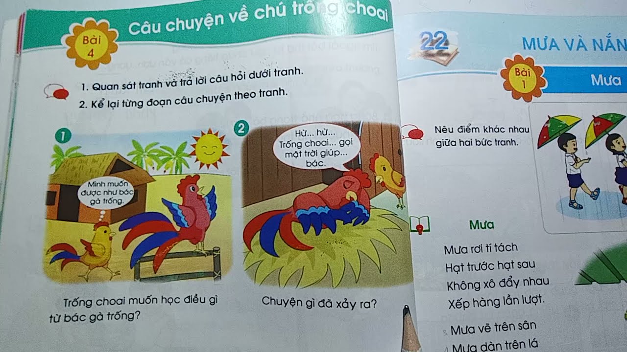 Chú Trống Choai Tiếng Việt Lớp 2