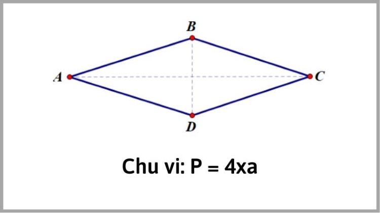 Cách tính chu vi và diện tích hình thoi Gallery 1