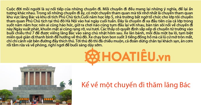 Trải Nghiệm Thăm Lăng Bác Hồ -  Kính Cẩn Dâng Lễ Người Cha Già Dân Tộc Gallery 1