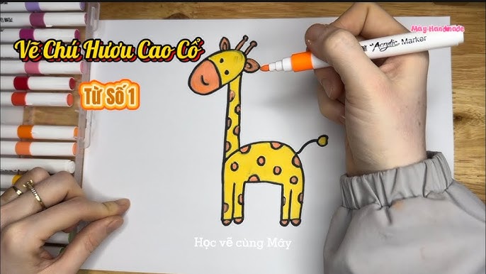 Cách Vẽ Con Hươu Cao Cổ Gallery 1