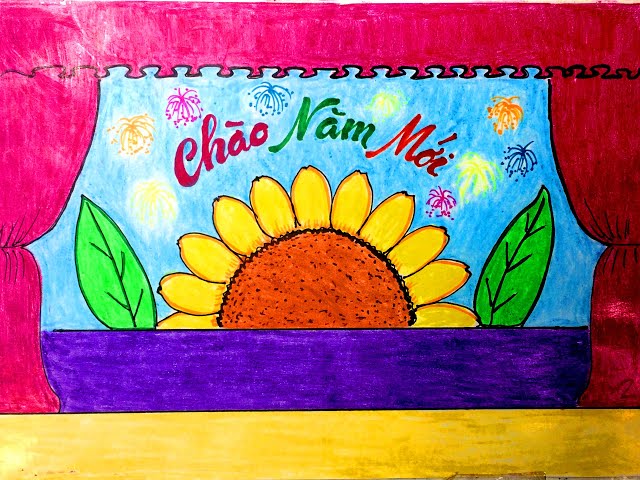 Cách Vẽ Sân Khấu Lớp 5 Đơn Giản Gallery 1
