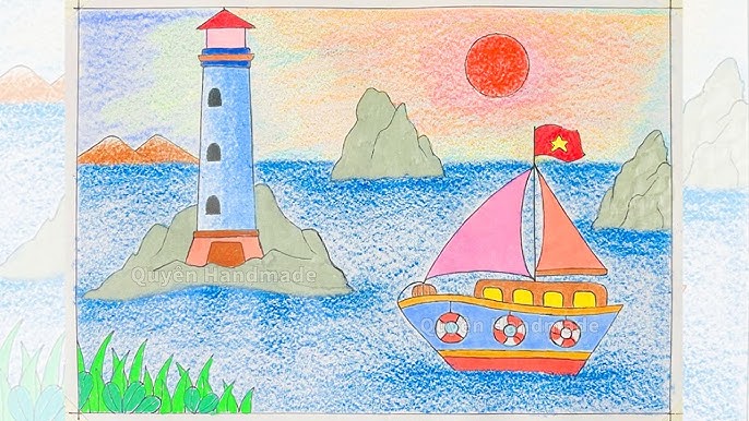 Cách Vẽ Biển Đảo Quê Hương Gallery 1