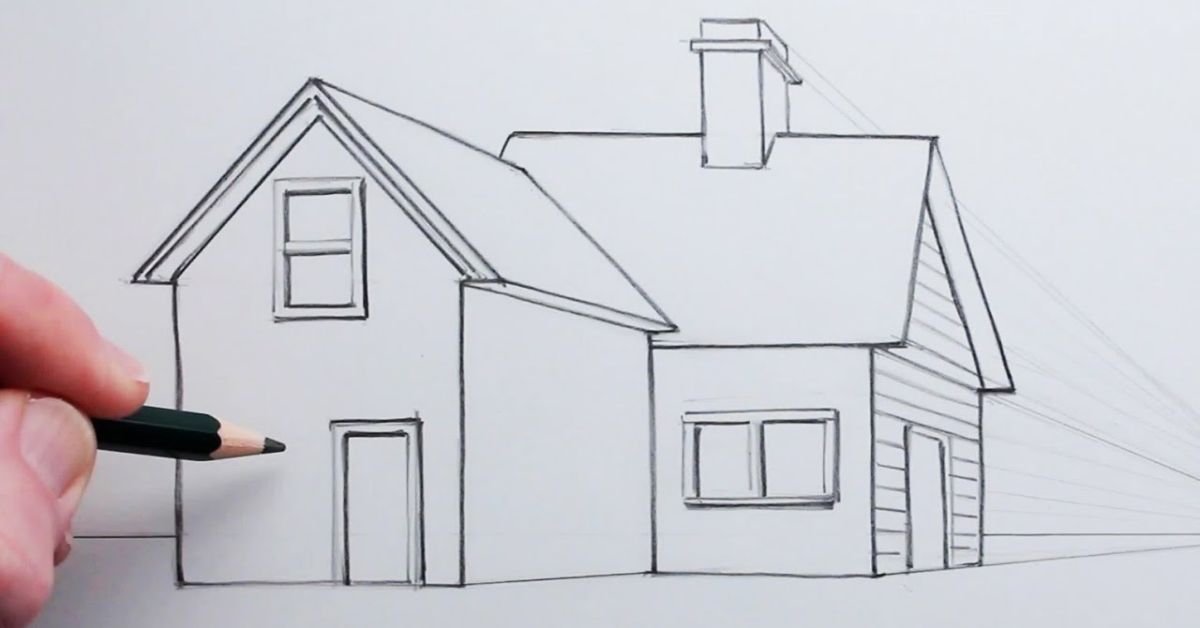 Vẽ Nhà Sàn Lớp 9: Hướng dẫn chi tiết và các bước vẽ đơn giản Gallery 1