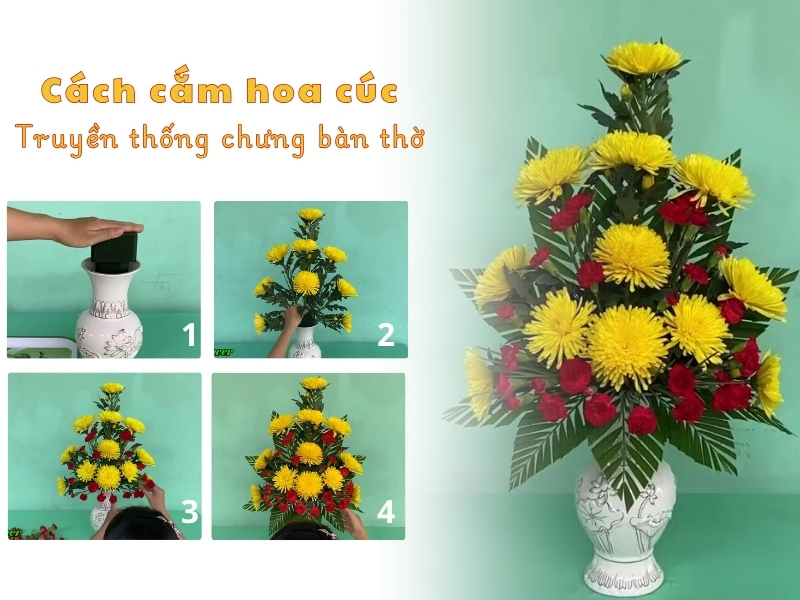 Cách Cắm Bông Cúc Đẹp Mắt và Bền Lâu Gallery 1