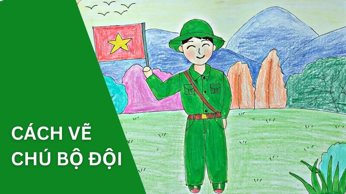 Mỹ thuật lớp 5: Chú bộ đội của chúng em Gallery 1