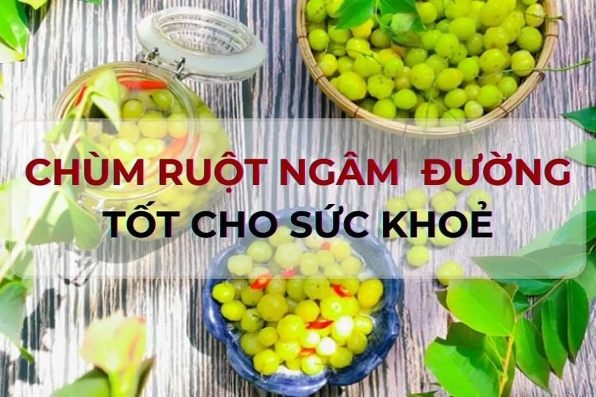 Cách Ngâm Chùm Ruột Với Đường Cát Gallery 1