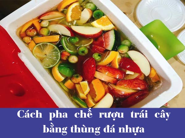 Cách Pha Rượu Hoa Quả Ngon, Đơn Giản Tại Nhà Gallery 1