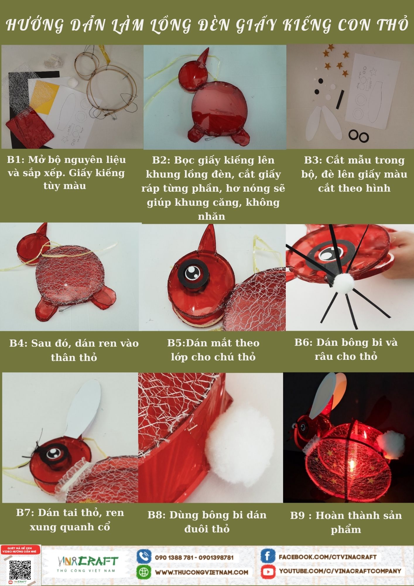Cắt dán con thỏ dễ thương Gallery 1