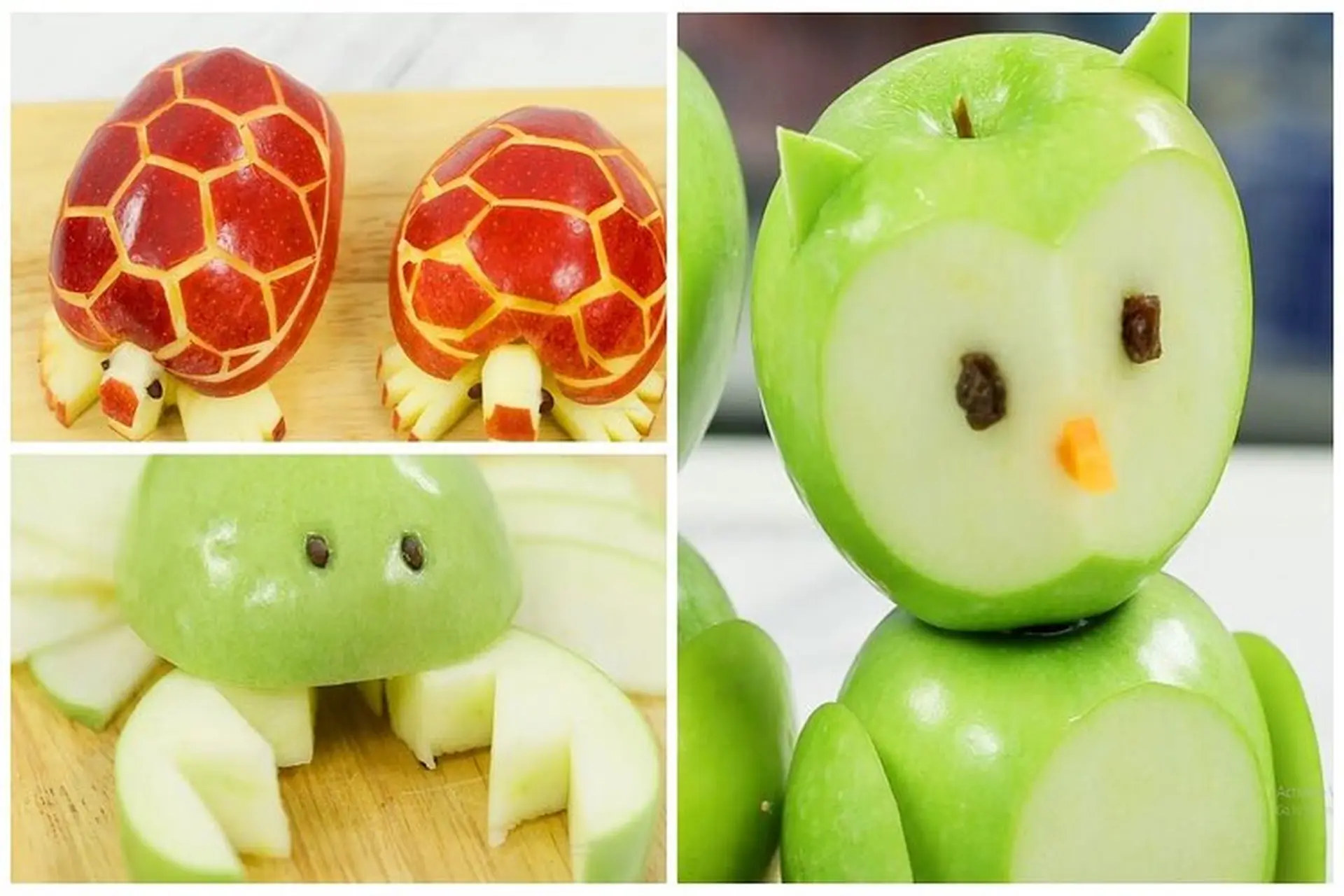 Làm Con Vật Từ Quả Táo: Hướng Dẫn Chi Tiết và Sáng Tạo Gallery 1