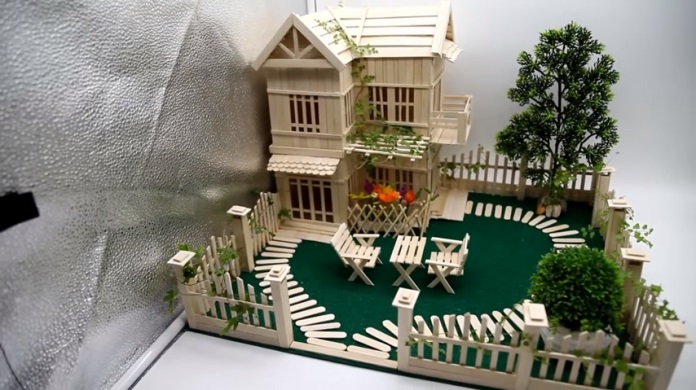 Mô hình ngôi nhà bằng que kem: Hướng dẫn chi tiết, sáng tạo và thú vị Gallery 1