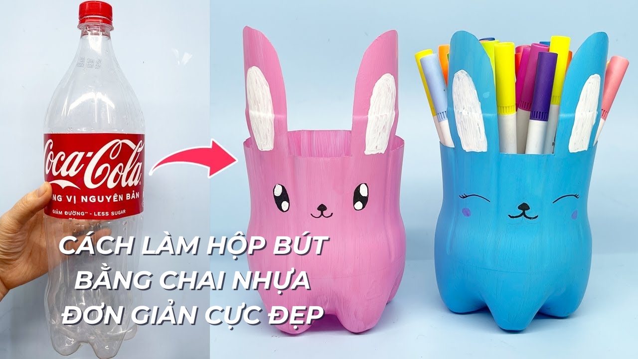 Tái chế chai nhựa thành hộp bút: Hướng dẫn chi tiết và ý tưởng sáng tạo Gallery 1