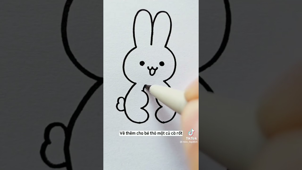 Cách Vẽ Con Thỏ Bằng Số 3 Gallery 1