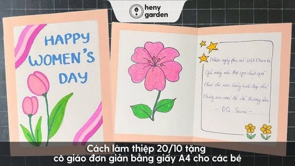 Làm Thiệp Tặng Cô: Hướng Dẫn Chi Tiết, Ý Tưởng Hay & Mẫu Thiệp Đẹp Gallery 1