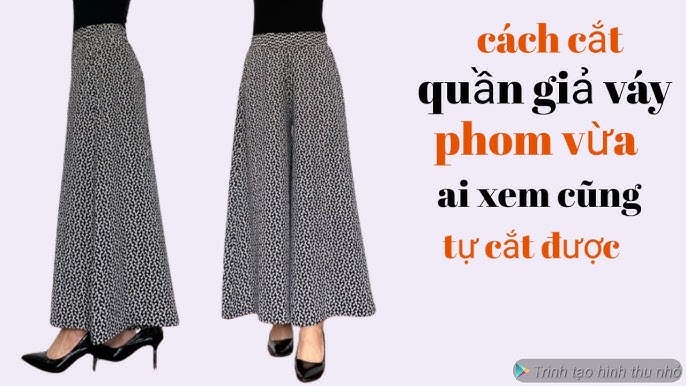 Cách Cắt Quần Váy Xòe Chuẩn Xác Gallery 1
