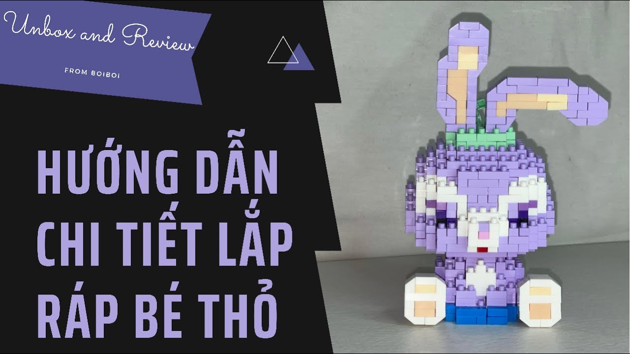 Giấy Hướng Dẫn Lắp Lego Thỏ Tím Gallery 1
