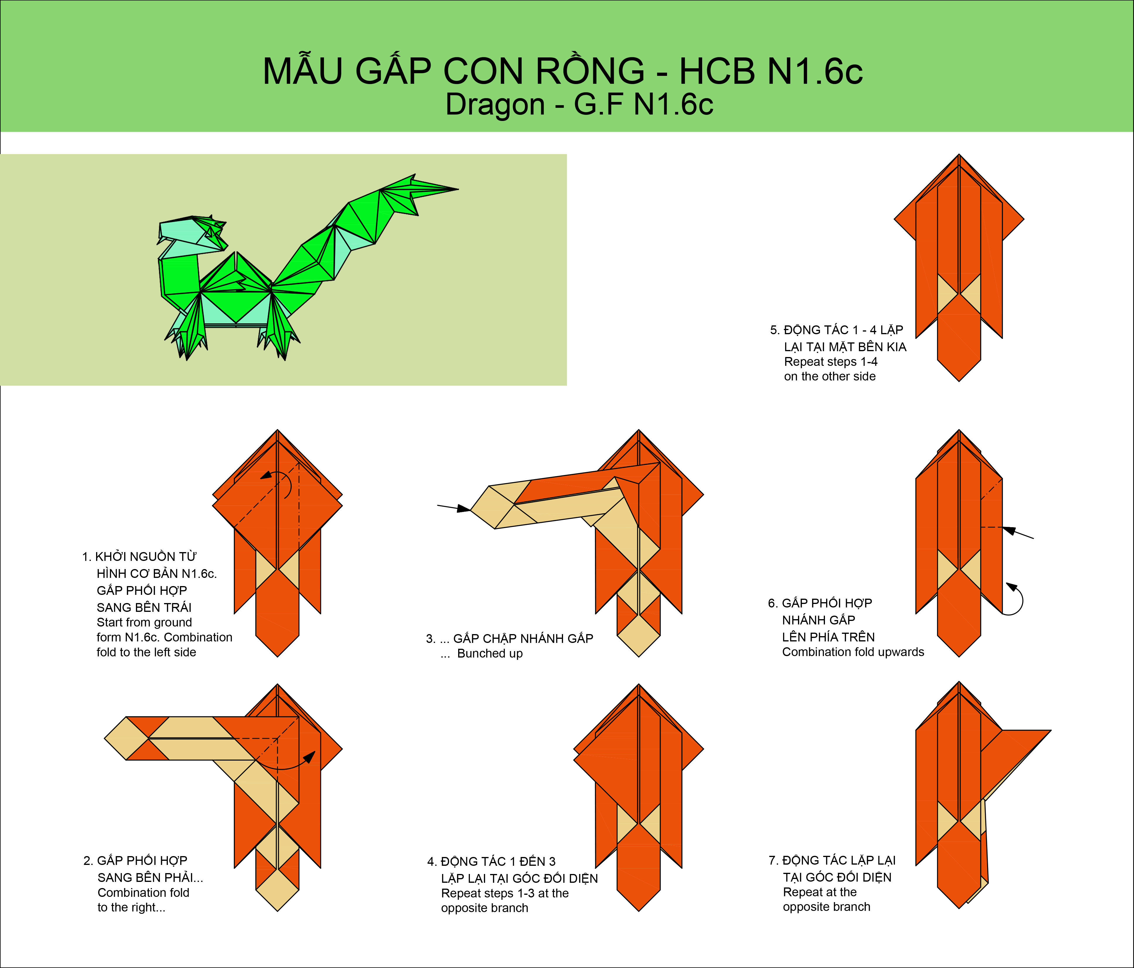 Cách Gấp Con Rồng Đơn Giản Gallery 1