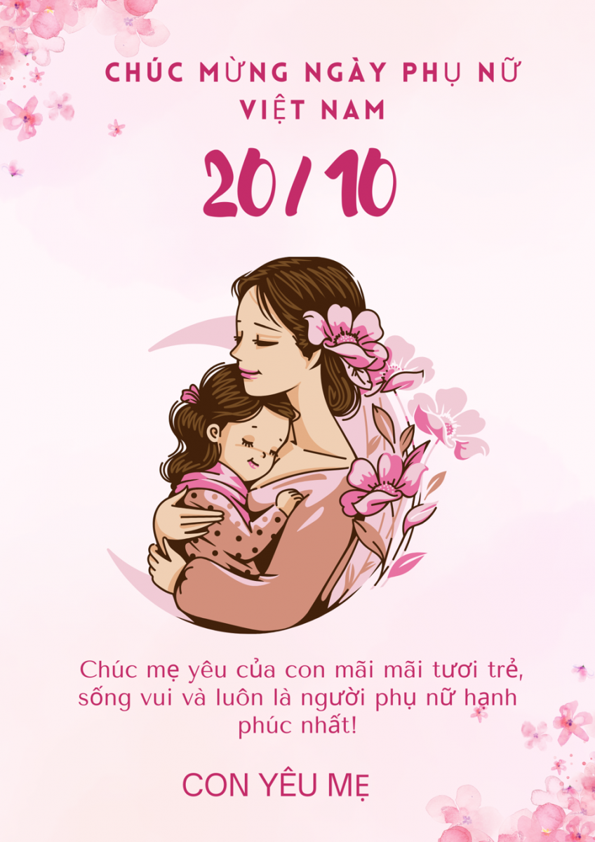 Chúc Mẹ 20/10 Vui Vẻ