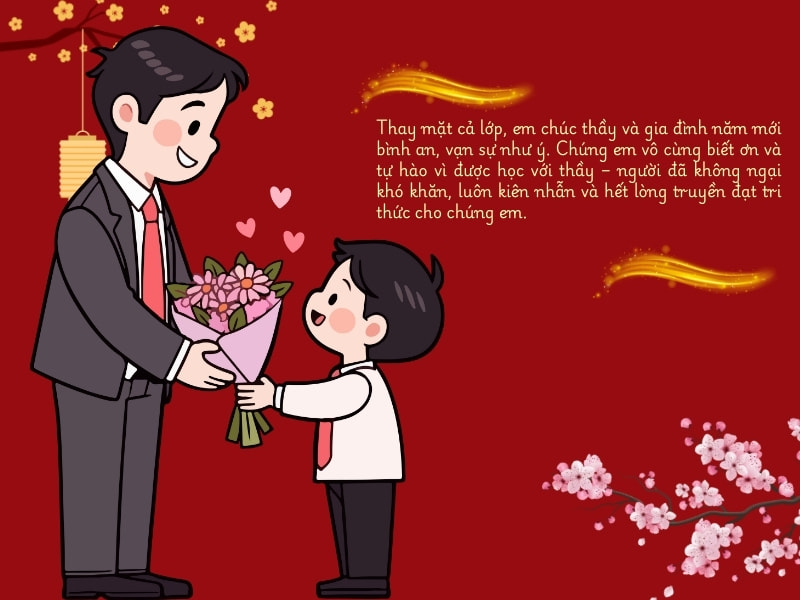 Chúc mừng năm mới thầy cô giáo