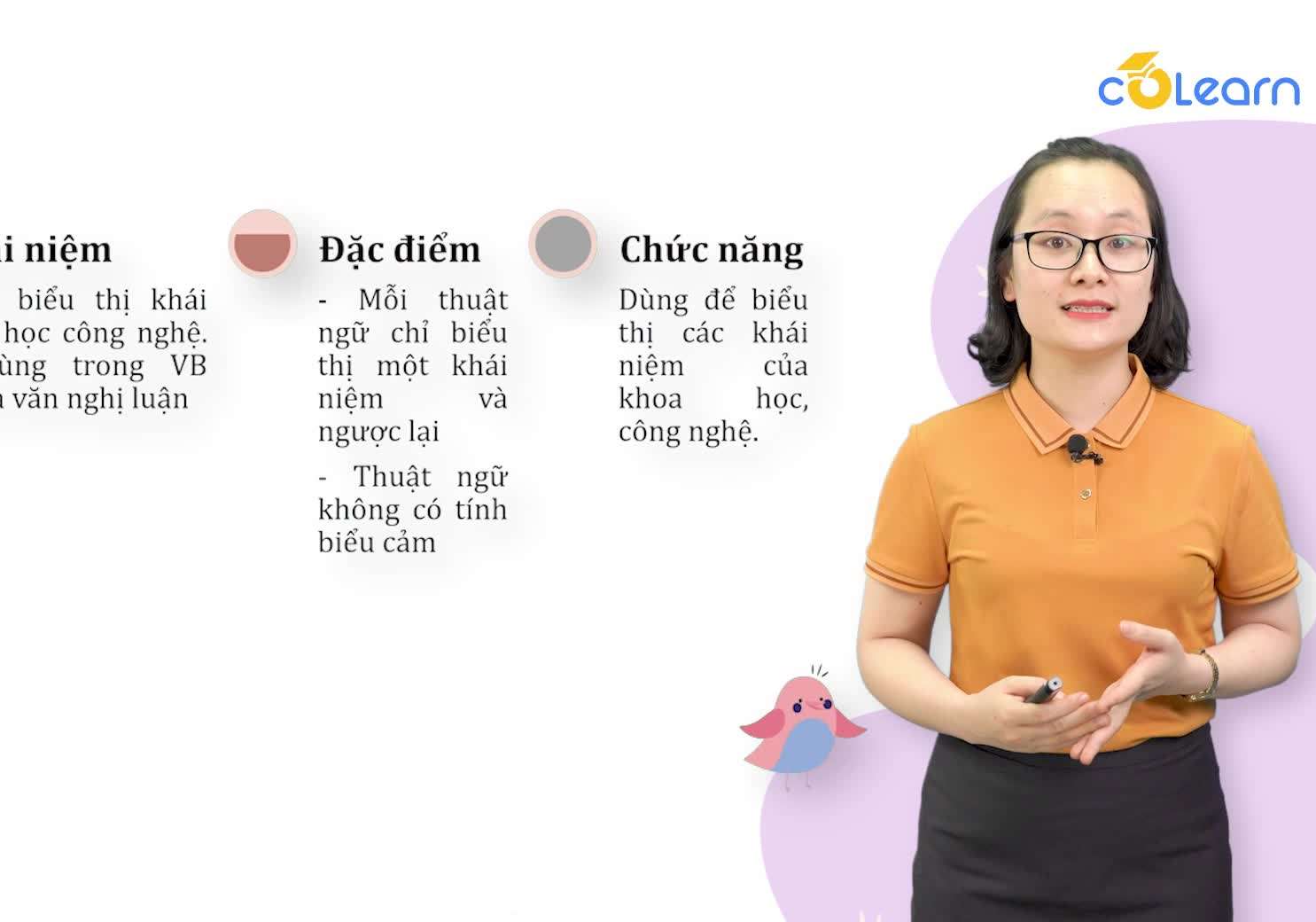 Chức năng của thuật ngữ