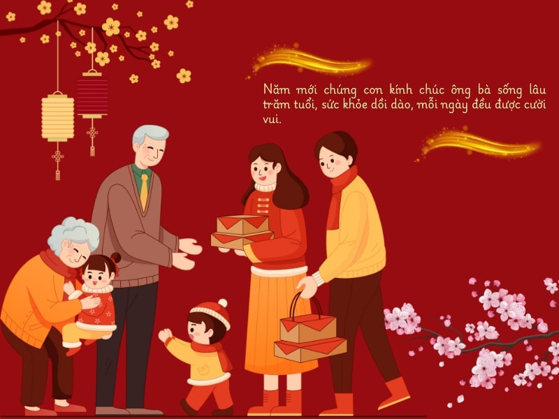 Lời Chúc Tết Hay Nhất Dành Tặng Ông Bà Gallery 2