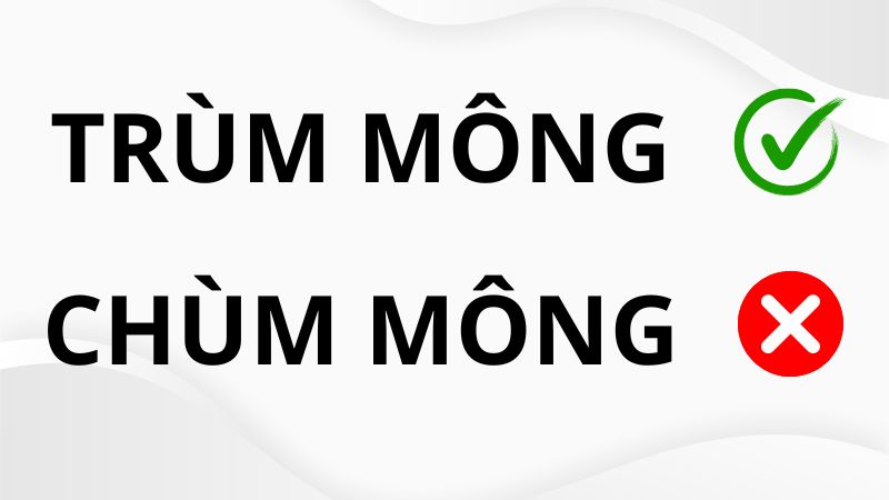 Chùm mông hay Trùm mông?
