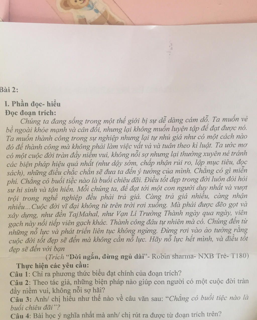Chúng ta đang sống trong một thế giới bị sự dễ dàng cám dỗ